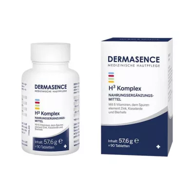 DERMASENCE Compresse del complesso H3, 90 pezzi