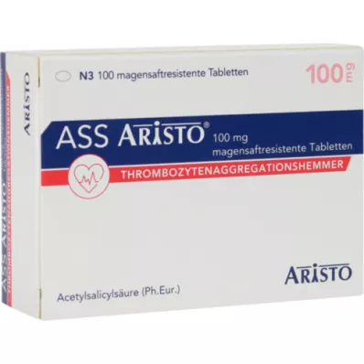 ASS Aristo 100 mg compresse rivestite con enterici, 100 pz