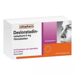 DESLORATADIN-ratiopharm 5 mg compresse rivestite con film, 50 pz