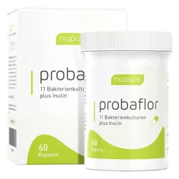 NUPURE probaflor Probiotici per il ripristino intestinale Kps, 60 pz