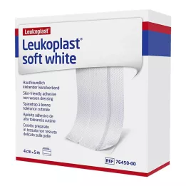 LEUKOPLAST rotolo di gesso bianco morbido 4 cmx5 m, 1 pz