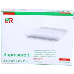 SUPRASORB H Medicazione idrocoll. sottile 5x5 cm, 10 pz