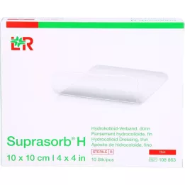 SUPRASORB H Hydrocoll.dressing sottile 10x10 cm, 10 pz