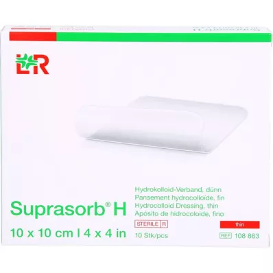 SUPRASORB H Hydrocoll.dressing sottile 10x10 cm, 10 pz