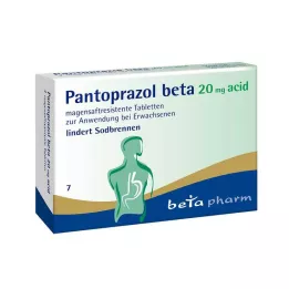 PANTOPRAZOL beta 20 mg acido compresse enteriche, 7 pz