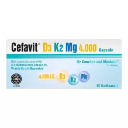 CEFAVIT D3 K2 Mg 4.000 U.I. capsule rigide, 60 pz