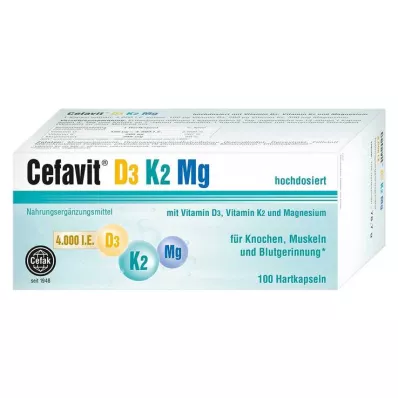 CEFAVIT D3 K2 Mg 4.000 U.I. capsule rigide, 100 pz