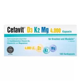 CEFAVIT D3 K2 Mg 4.000 U.I. capsule rigide, 100 pz