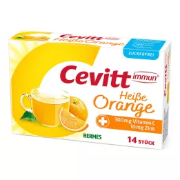 CEVITT granuli immuni di arancia calda senza zucchero, 14 pz