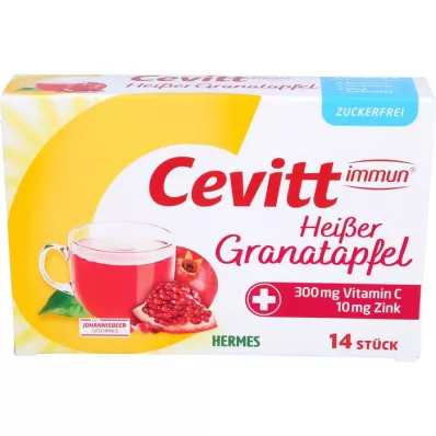 CEVITT gran. imm. caldo al melograno senza zucchero, 14 pz