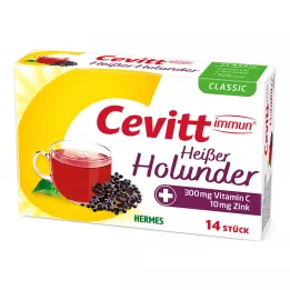 CEVITT granuli immuni di sambuco caldo classico, 14 pz