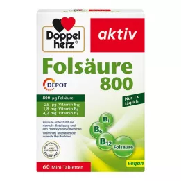 DOPPELHERZ Acido folico 800 compresse depot, 60 pz