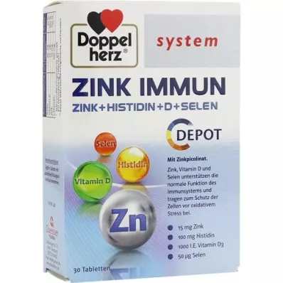 DOPPELHERZ Zinco Immune Depot System Compresse, 30 Capsule