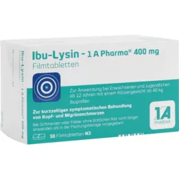 IBU-LYSIN 1A Pharma 400 mg Compresse rivestite con film, 50 Capsule