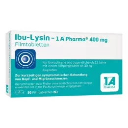 IBU-LYSIN 1A Pharma 400 mg Compresse rivestite con film, 50 Capsule