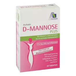 D-MANNOSE PLUS 2000 mg Tabl.w.Vit.u.Mineralstof., 60 pz