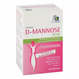 D-MANNOSE PLUS 2000 mg Tabl.w.Vit.u.Mineralstof., 120 pz