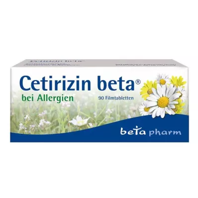 Cetirizina beta compresse rivestite con film per allergie, 90 pezzi Cetirizina beta compresse rivestite con film per allergie, 90 pezzi