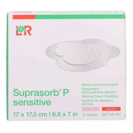 SUPRASORB P sensibile PU-Schaumv.sacr.bor.17x17,5, 10 pz
