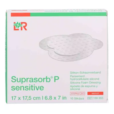 Suprasorb P sensitive PU-crema schiuma bor.17x17,5, 10 pz