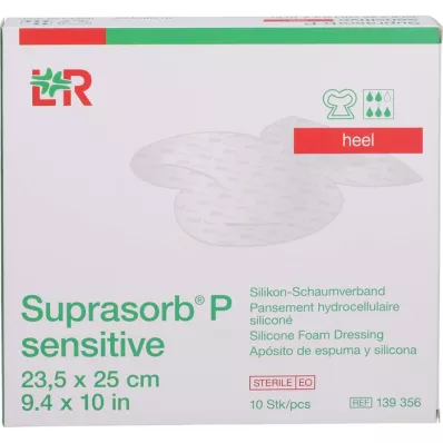 SUPRASORB P sensibile PU-Schaumv.heel bor.23,5x25, 10 pz