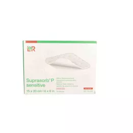 SUPRASORB P sensibile PU-Schiuma v.non-bor.15x20cm, 10 pz