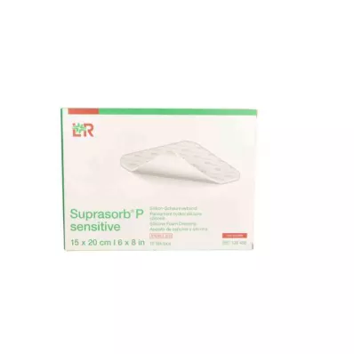 Suprasorb P sensitive PU-schiuma senza boro 15x20cm, 10 pz Suprasorb P sensitive PU-schiuma senza boro 15x20cm, 10 pz