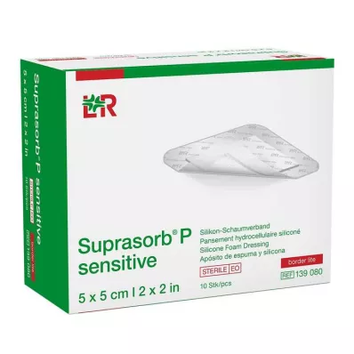 Suprasorb P sensitive PU-Schaumv.bor.lite 5x5cm, 10 pz
