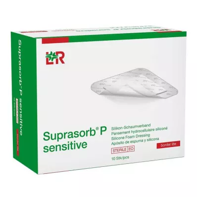 Suprasorb P sensitive PU-Schaumv.bor.lite 10x10cm, 10 pz Suprasorb P sensitive PU-Schaumv.bor.lite 10x10cm, 10 pz