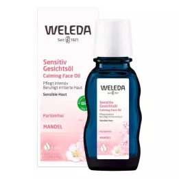 WELEDA Olio viso sensibile alla mandorla, 50 ml