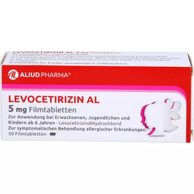 LEVOCETIRIZIN AL 5 mg compresse rivestite con film, 50 pz