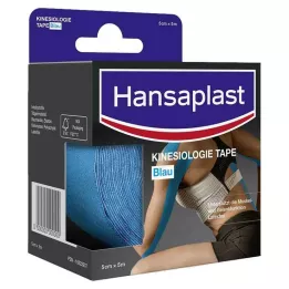 HANSAPLAST Nastro kinesiologico sportivo 5 cmx5 m blu, 1 pz