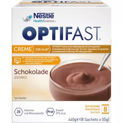 OPTIFAST Crema di cioccolato in polvere, 8X55 g