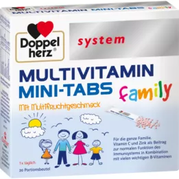 DOPPELHERZ Sistema famiglia Multivitaminico Mini-Tabs, 20 pezzi
