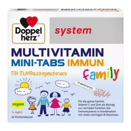 DOPPELHERZ Sistema famiglia Multivitaminico Mini-Tabs, 20 pezzi