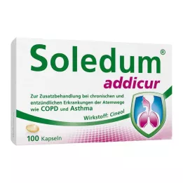 SOLEDUM addicur 200 mg capsule molli rivestite con enterici, 100 pz