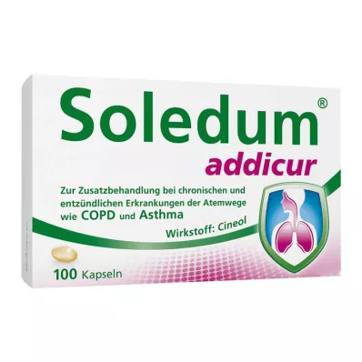 SOLEDUM addicur 200 mg capsule molli rivestite con enterici, 100 pz SOLEDUM addicur 200 mg capsule molli rivestite con enterici, 100 pz