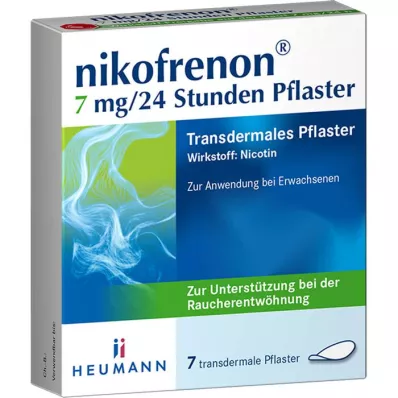 NIKOFRENON 7 mg/24 ore cerotto transdermico, 7 pezzi