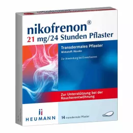 NIKOFRENON 21 mg/24 ore cerotto transdermico, 14 pezzi
