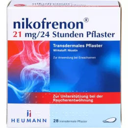 NIKOFRENON 21 mg/24 ore cerotto transdermico, 28 pezzi