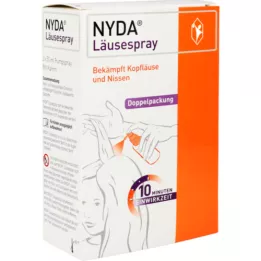 NYDA Spray antipidocchi, 2X50 ml