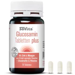 SOVITA Compresse di glucosamina plus, 75 pezzi