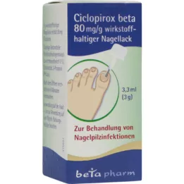 CICLOPIROX beta 80 mg/g principio attivo smalto per unghie, 3,3 ml