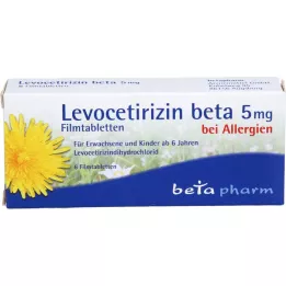 LEVOCETIRIZIN beta 5 mg compresse rivestite con film, 6 pz