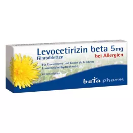 LEVOCETIRIZIN beta 5 mg compresse rivestite con film, 6 pz