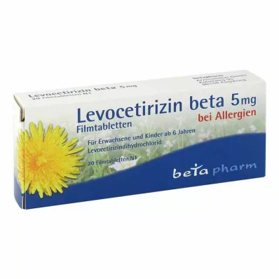 Levocetirizina beta 5 mg compresse rivestite con film, 20 pz