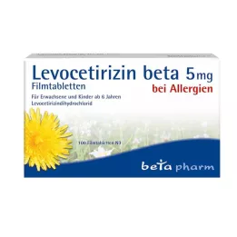 LEVOCETIRIZIN beta 5 mg compresse rivestite con film, 100 pz