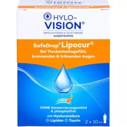 HYLO-VISION SafeDrop Lipocur collirio, 2X10 ml