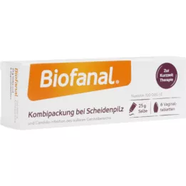 BIOFANAL Confezione combinata per micosi vaginale, Vagtab + unguento, 1 P