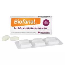 BIOFANAL per le micosi vaginali 100 000 U.I. vaginali, 6 pz